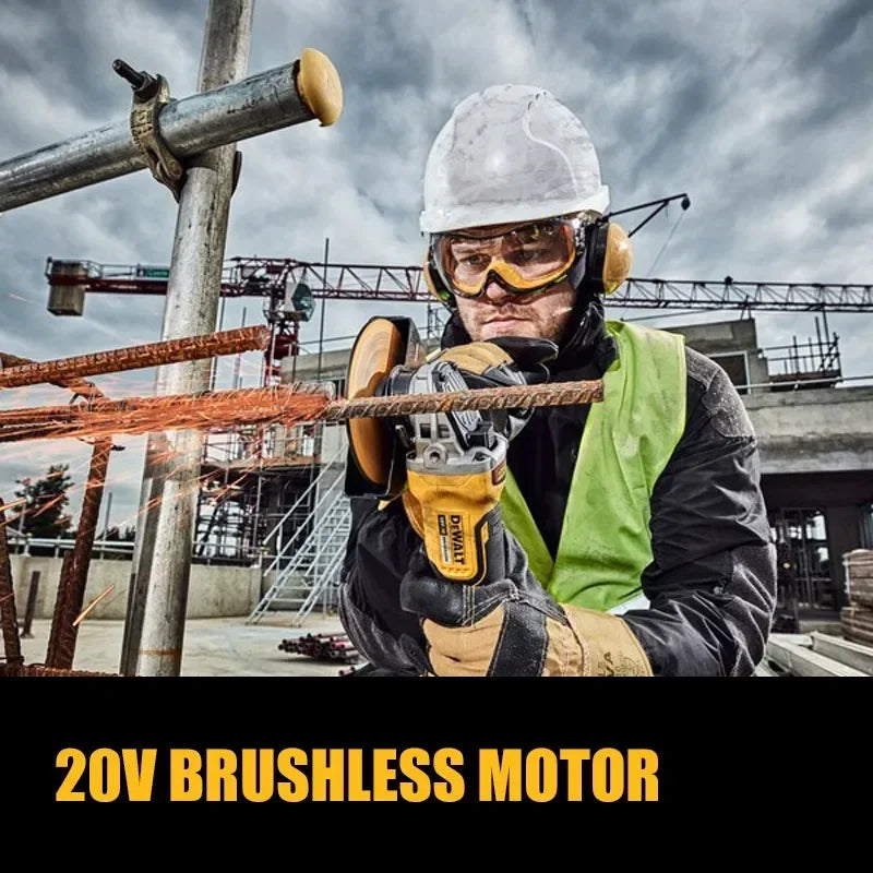 DEWALT DCG405 100/125mm 18V lithium battery brushless flat head angle grinder bare machine tool cutting machine