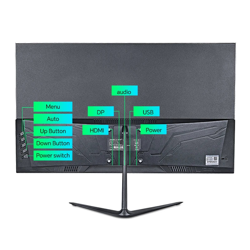 Anmite 24 Inch PC Gaming Monitor 200Hz IPS LCD Display 1920×1080P FHD Desktop Ultra-thin Gaming Computer Screen100Hz HDMI